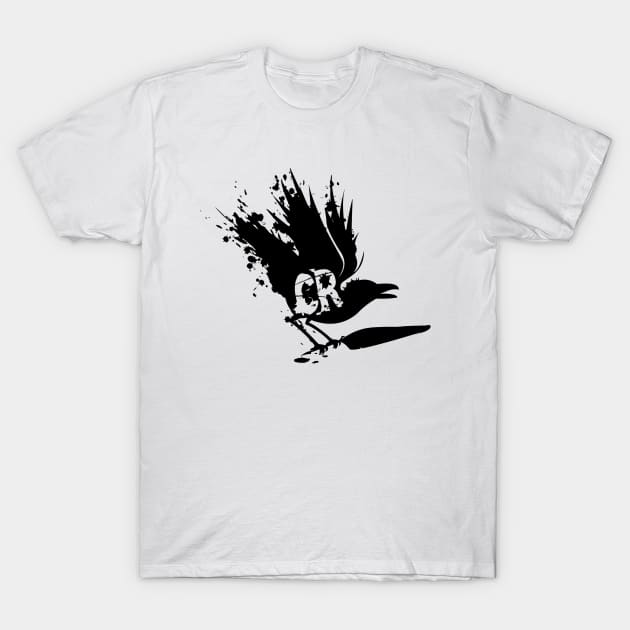 Cryptic Raven - Logo / Black T-Shirt by CrypticRaven